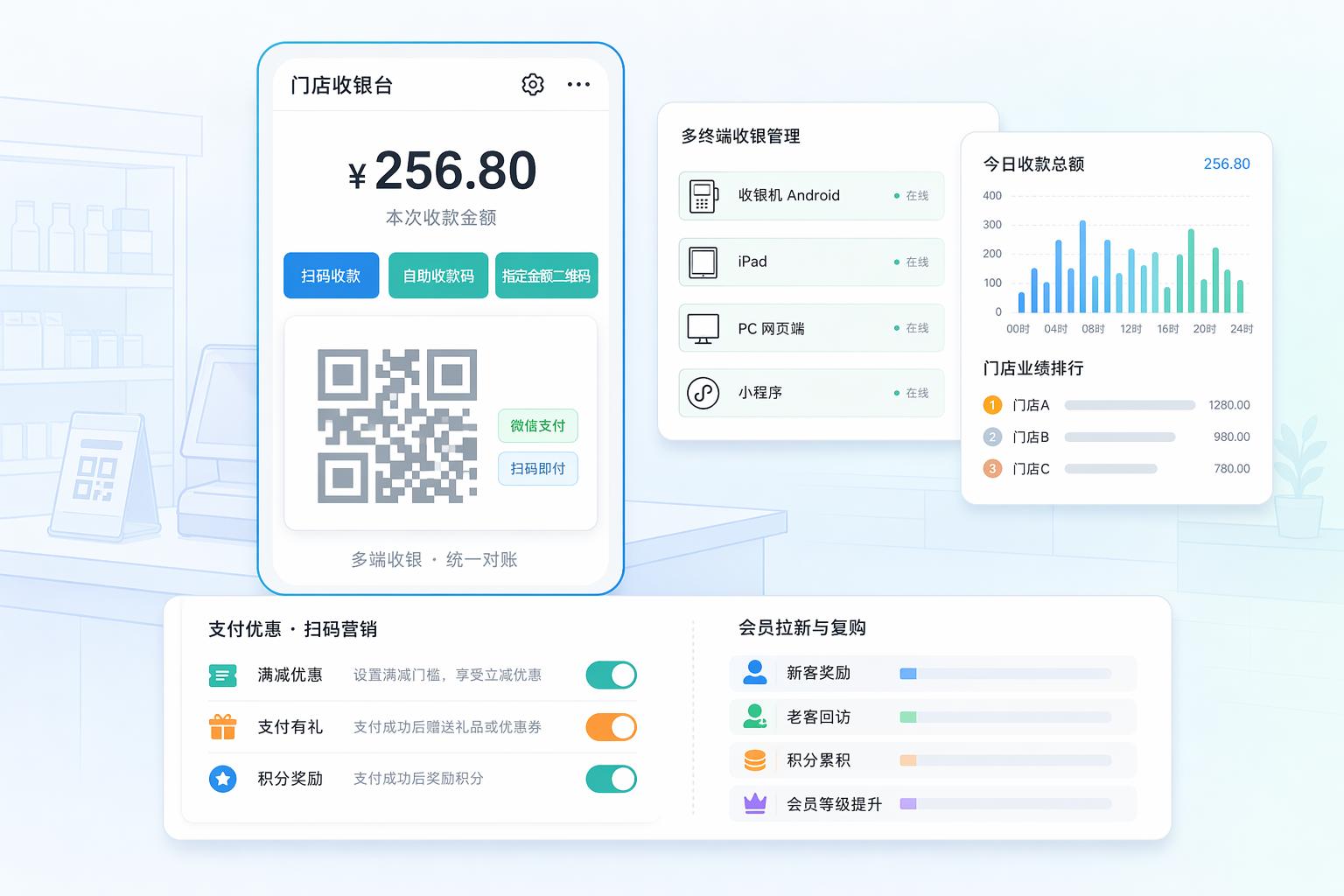 有赞收款 - 多渠道收银管理