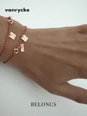 北京仓｜Vanrycke-Make A Wish Red Enamel-时光流金珊瑚红 珐琅 许愿 手链［法国设计师］