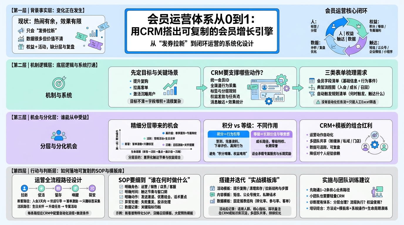 会员运营体系从哪几块搭起？