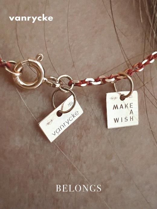 北京仓｜Vanrycke-Make A Wish Red Enamel-时光流金珊瑚红 珐琅 许愿 项链［法国设计师］ 商品图2