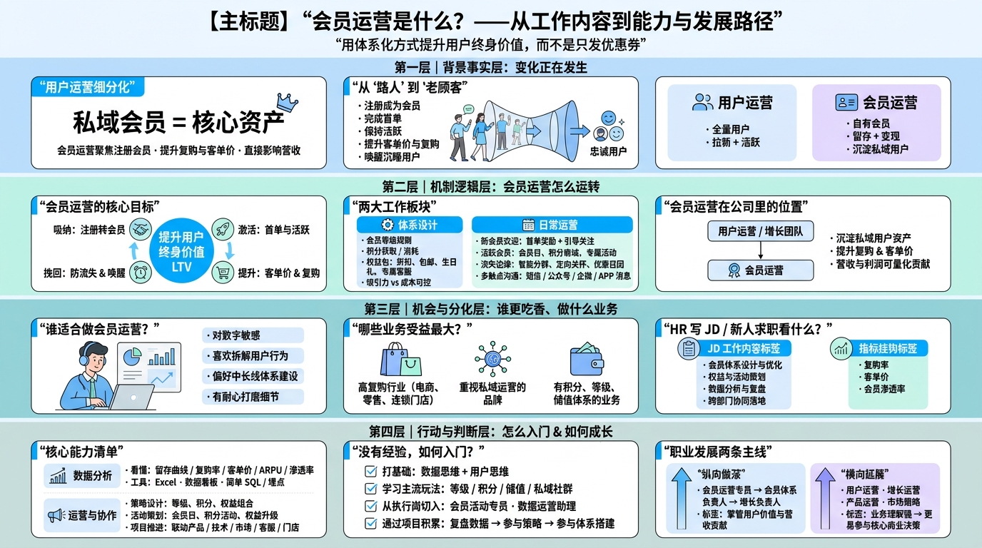 会员运营到底负责什么？