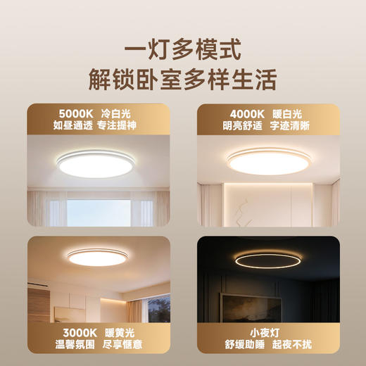 【舒目光系列】孩视宝舒目光吸顶灯 2.5CM极薄无缝立体柔光【免费上门安装拆旧】 商品图2