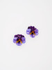 订购4个月到｜Cilea Bijoux-Viola-三色堇 紫色 耳环（小号）［法国设计师］ 商品缩略图0