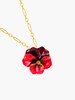 订购4个月到｜Cilea Bijoux-Viola-三色堇 胭脂红色 吊坠 项链（大号）［法国设计师］ 商品缩略图0
