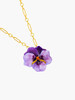 订购4个月到｜Cilea Bijoux-Viola-三色堇 紫色 吊坠 项链（大号）［法国设计师］ 商品缩略图0