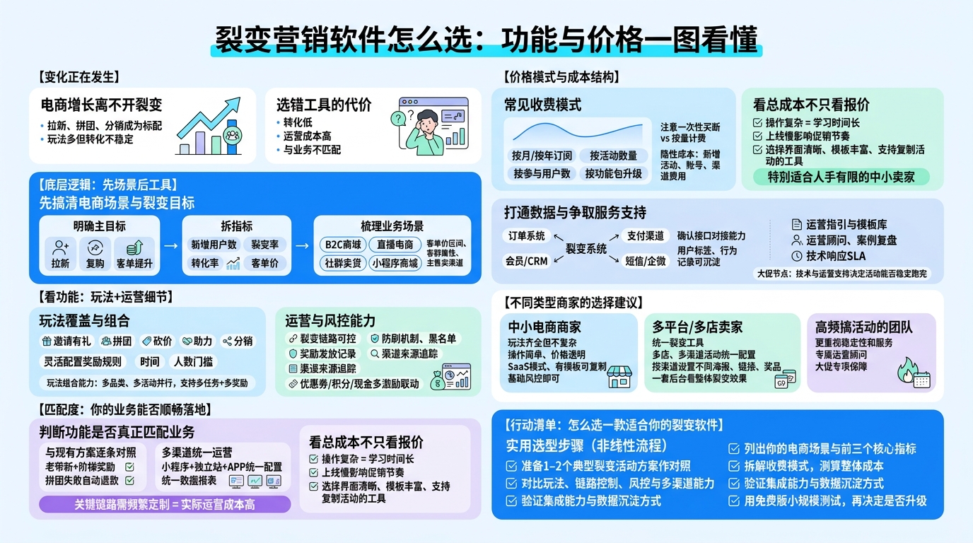 明确自身电商场景与裂变目标