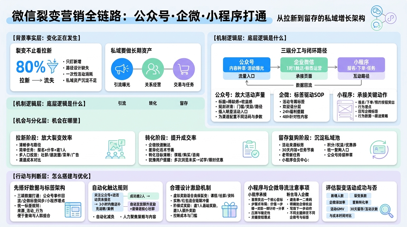 如何搭建微信裂变的整体架构？