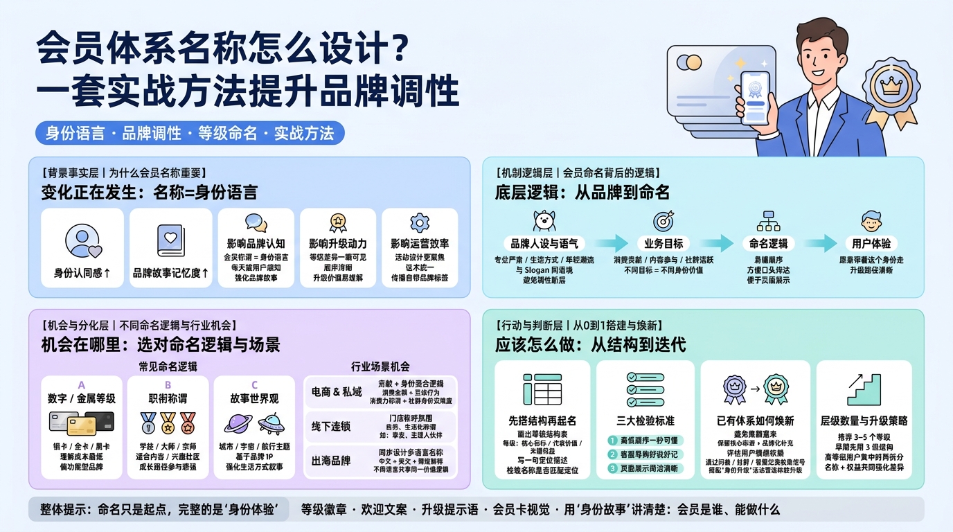 为什么会员名称会直接影响品牌认知？