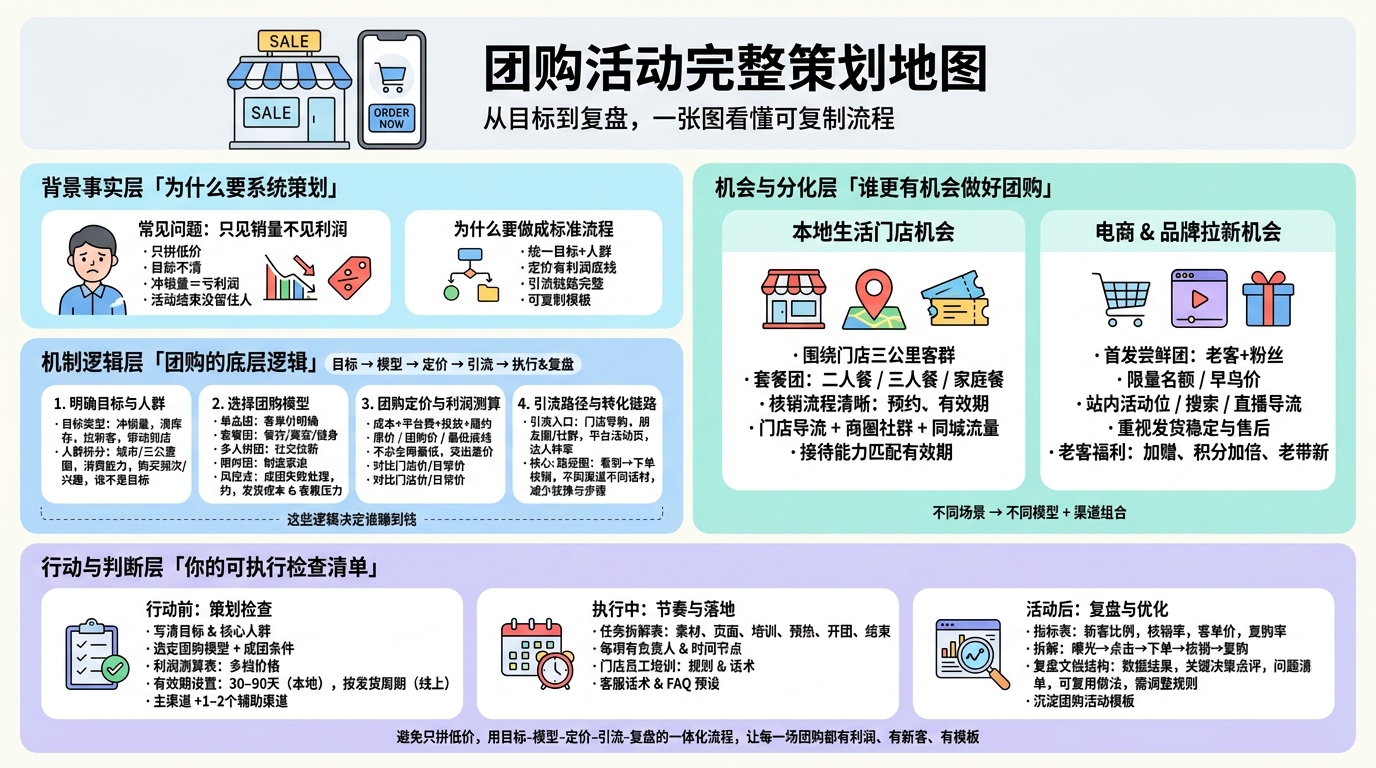 明确团购目标与人群：先决定“为什么做”