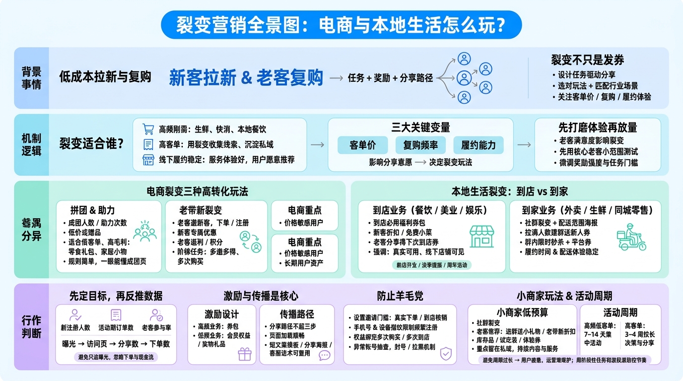 裂变营销适合哪些业务场景？