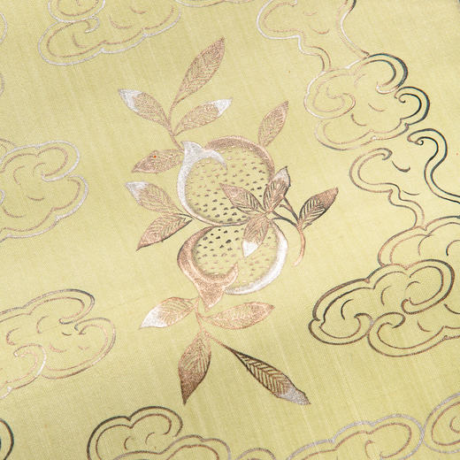 清末民国上海九华堂宝记精制“绢本描金空白画轴”（一对两幅） 商品图14