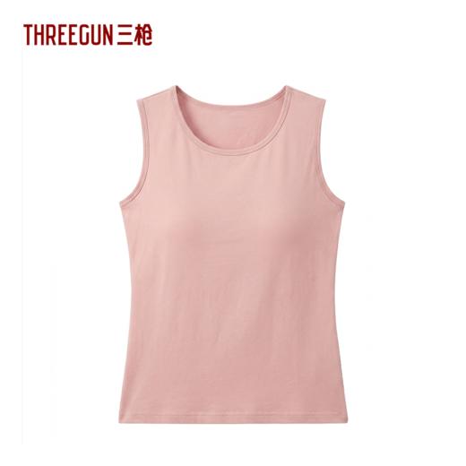 Threegun三枪 冰泉沁爽棉圆领bra女背心-T30081A01 商品图1