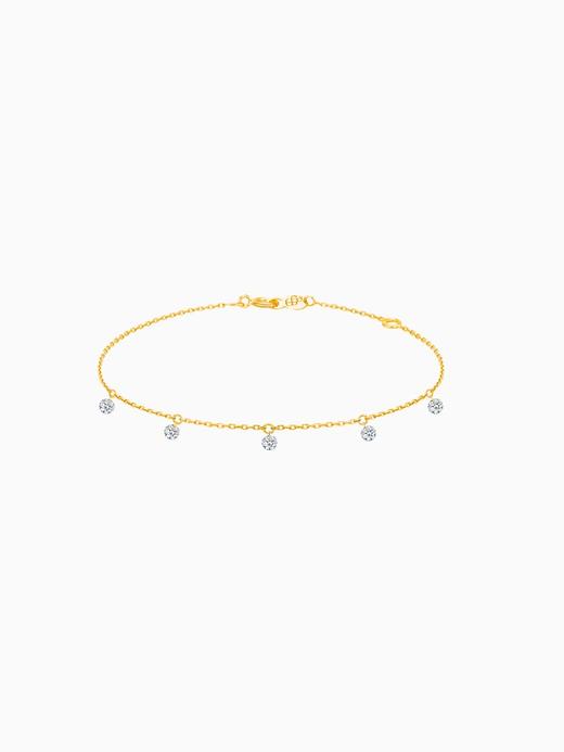 订购6周到｜La Brune et La Blonde-360°-5 Diamonds-18K黄金 0.35克拉 钻石 手链［法国设计师］ 商品图0