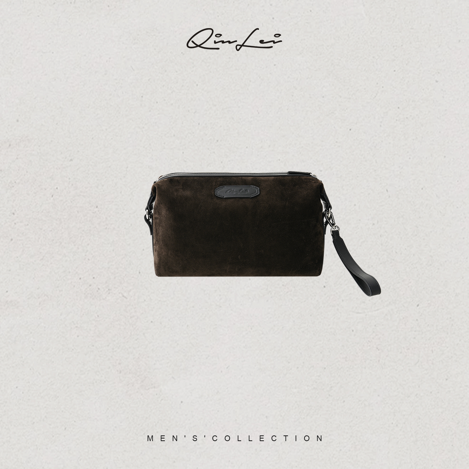 男装「波士顿.Clutch」牛皮柔绒哑光包包LL-WBB80024 O6商品图2