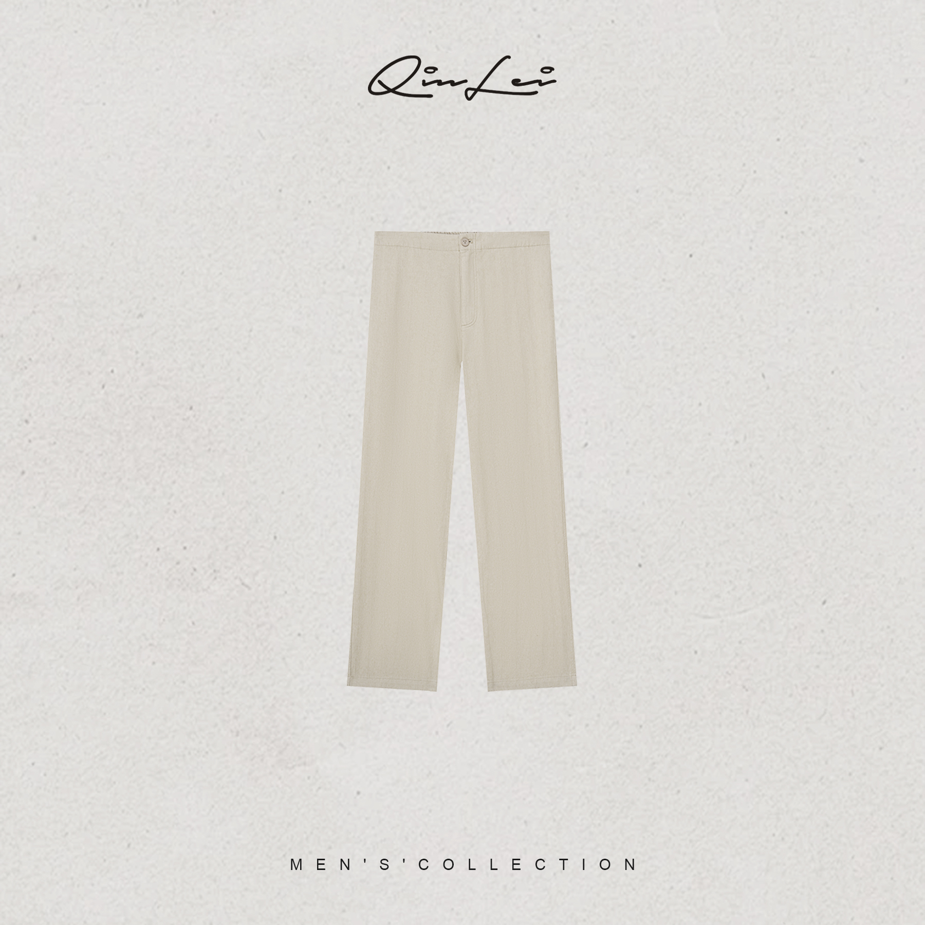 男装「Slub.纹理」棉亚麻定纺半松紧休闲裤LL-WSKZ20077 O6商品图2