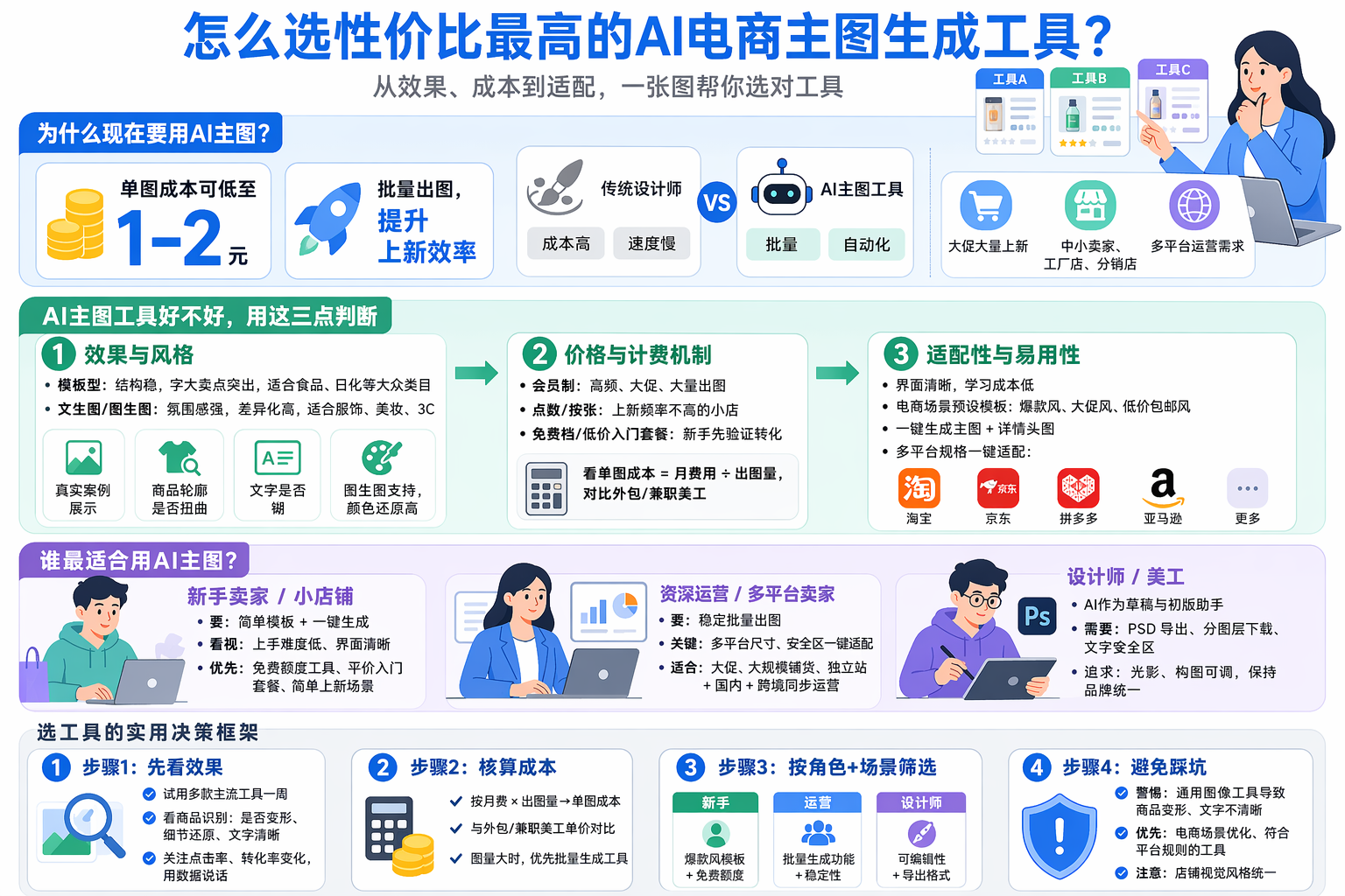 AI电商主图生成软件哪个好？先看效果与风格  