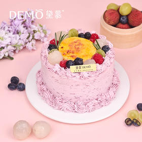 荔夏梅梅·杨梅荔枝烤布蕾蛋糕 | Lychee Summer Ballad
