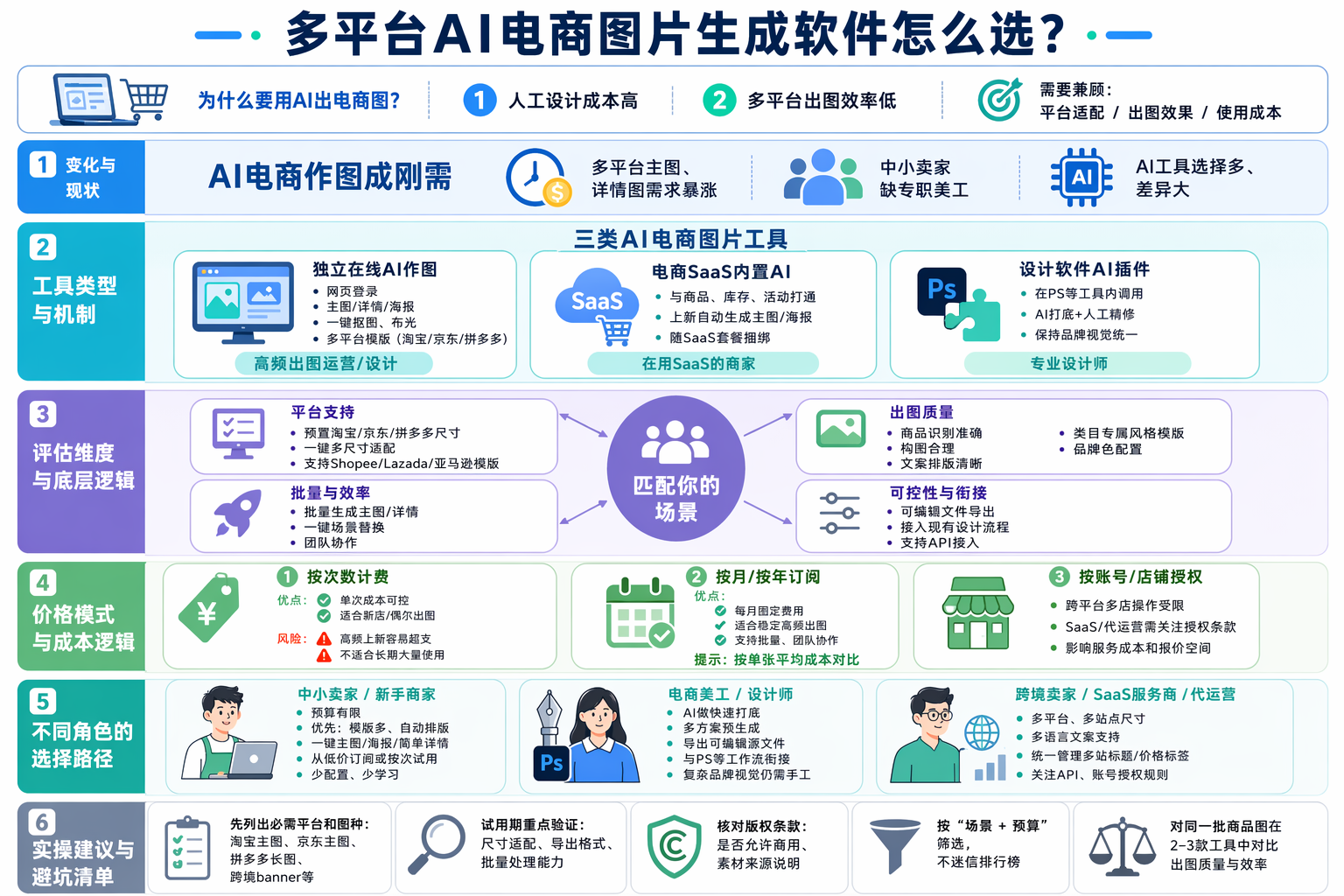 多平台电商用的AI图片生成软件有哪些类型？
