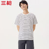 Threegun三枪 【新疆弹力棉】彩条圆领男士短袖T恤-24061A011 商品缩略图4
