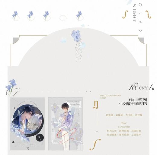 囚于永夜 序曲系列 收藏卡套组B 耽美 国谷 商品图0