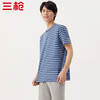 Threegun三枪 【新疆弹力棉】彩条圆领男士短袖T恤-24061A011 商品缩略图7