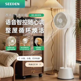 SEEDEN西点 语音遥控氛围灯空气循环扇