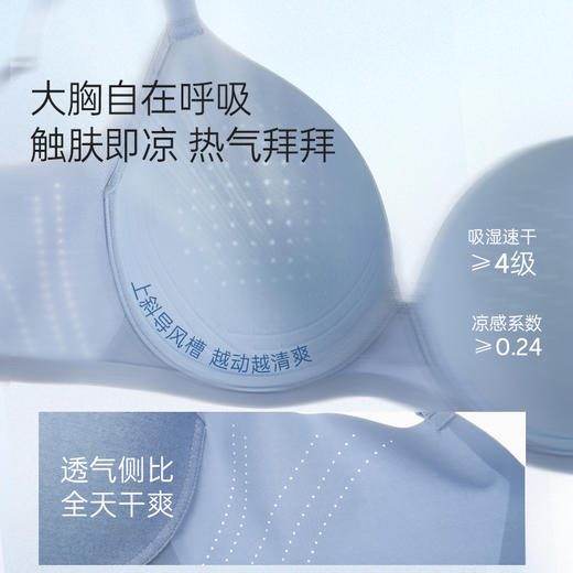 【绘悦全罩杯】奶糖派光面无痕透气收副乳防下垂饱满文胸 商品图2