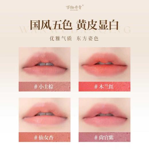 万物丹青蜡梅香淡彩唇膏 非遗工艺技艺 腊梅清幽香气 滋润嘴唇润唇膏口红 商品图1