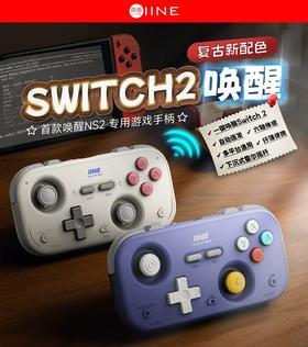 良值 NS2 Switch2 复古卡片游戏手柄