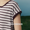Threegun三枪 彩条莱赛尔棉粗罗纹亦袖女衫-T20183A01 商品缩略图11