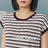 Threegun三枪 彩条莱赛尔棉粗罗纹亦袖女衫-T20183A01 商品缩略图10