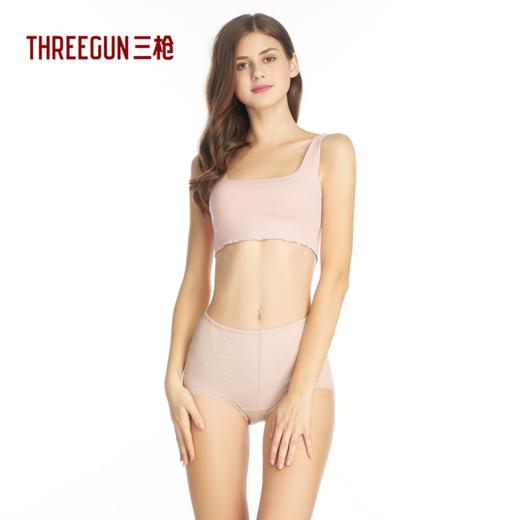Threegun三枪 【丝柔长绒棉】调整型女士三角内裤（1条装）-40686B011 商品图4