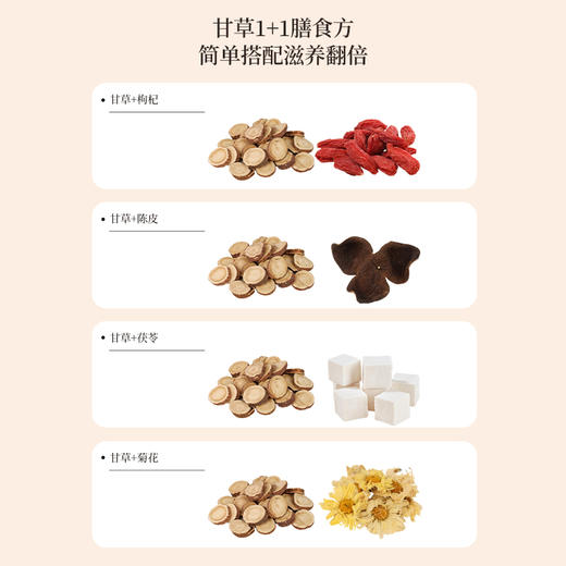 正安 内蒙红皮甘草【福利品】足三年种植精选中心片 远离干燥感 甘甜滋润清雅耐泡 220g/罐 商品图12