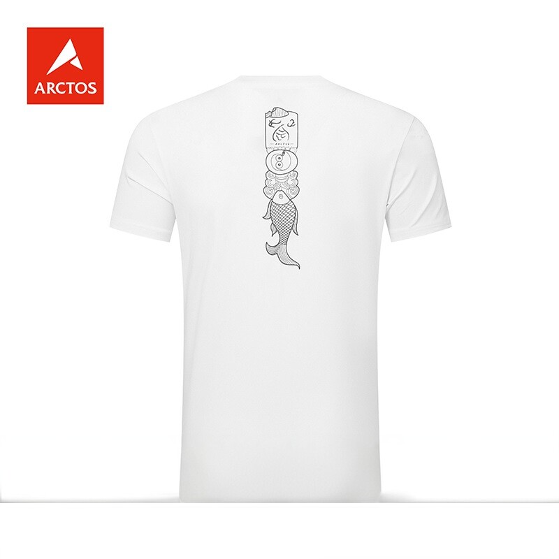 极星棉氨混纺亲肤透气休闲T恤AGTE11195男女/AGTE12196