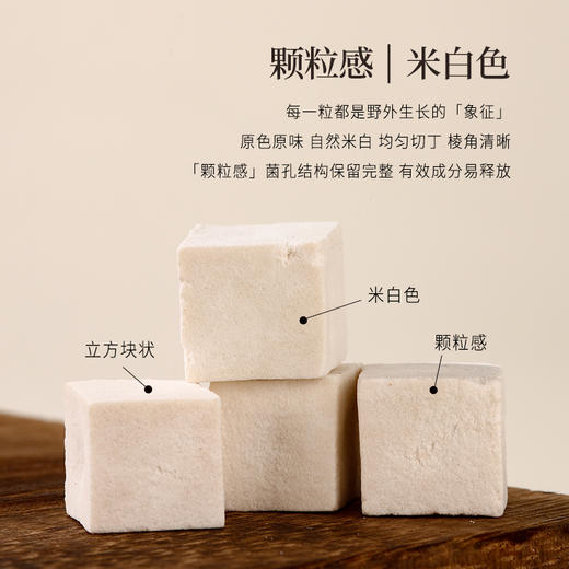 正安 云南普洱茯苓 赶跑湿气 煲汤煮茶 家庭汤料常备 夏季采挖优质原材 颗粒饱满均匀切丁 原味清香口感软糯 300g/罐 商品图4