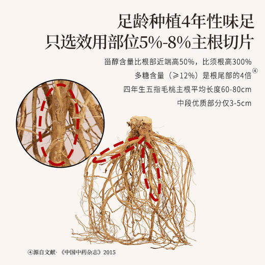 正安 河源五指毛桃 邓铁涛指导基地4年生种植 手选鲜切圆片奶香清优质原材 脾胃肺咽喉湿气湿热 上班族茶饮家庭汤料 五指毛桃180g/瓶 商品图8