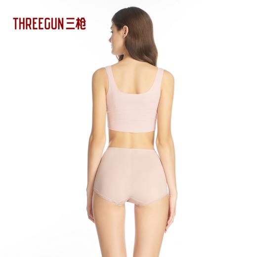 Threegun三枪 【丝柔长绒棉】调整型女士三角内裤（1条装）-40686B011 商品图5