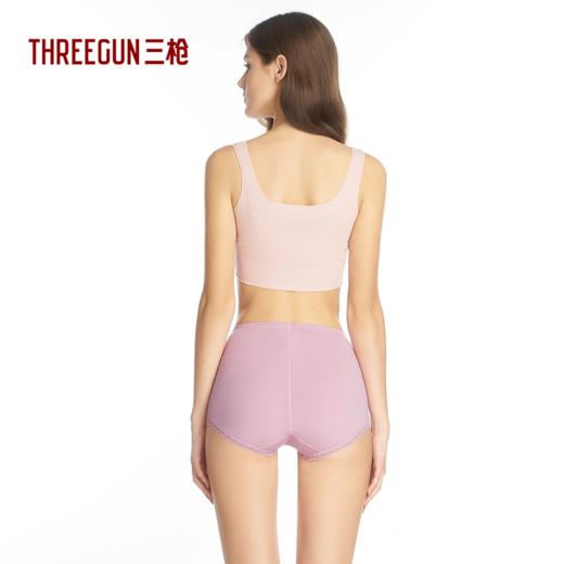 Threegun三枪 【丝柔长绒棉】调整型女士三角内裤（1条装）-40686B011 商品图2