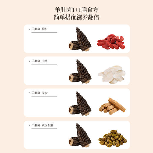 正安 四川羊肚菌 头茬鲜货手工剪柄 乌黑油亮凹坑深纹 肉厚紧实 补充营养缓解疲劳 家庭煲汤好料 40g/罐 商品图11
