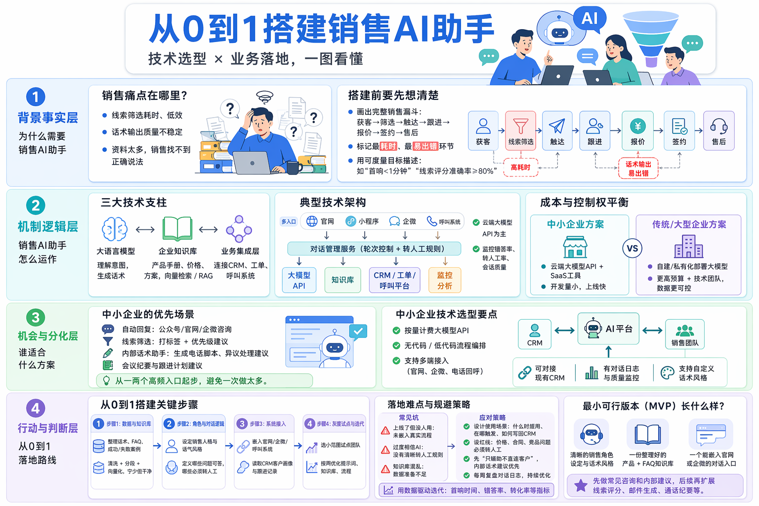 明确销售AI助手要解决什么问题？