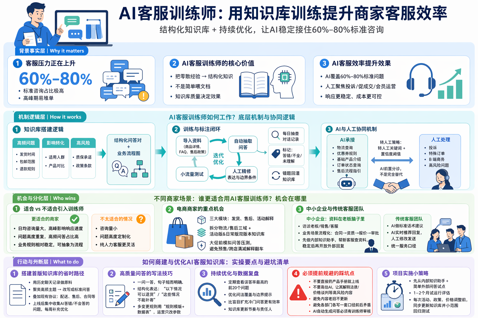 AI客服训练师如何助力商家提升客服效率？