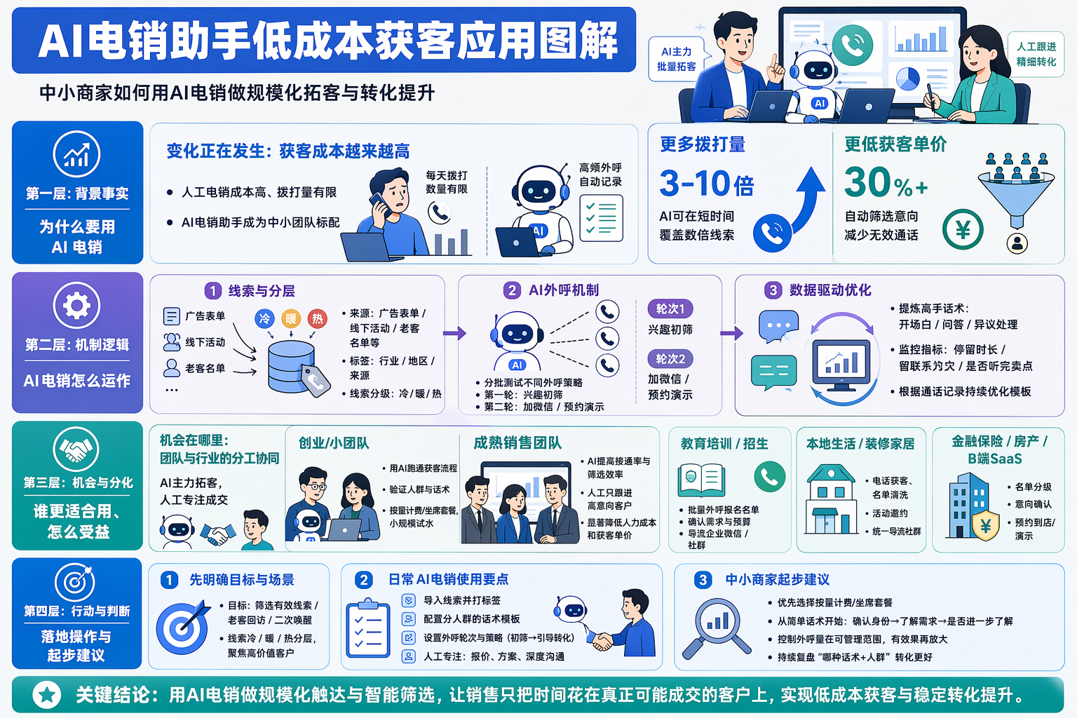 AI电销助手怎么拓客？先厘清目标与场景