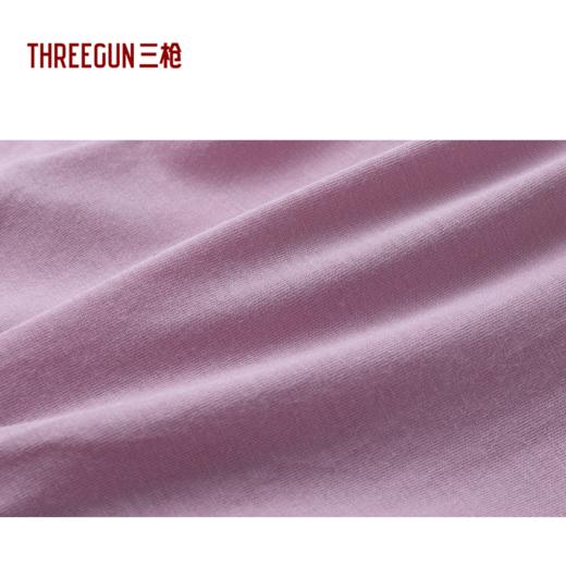 Threegun三枪 【细柔莫代尔】中腰花边女士三角内裤（1条装）-40696B011 商品图6