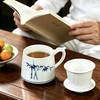 手绘青花翠竹茶具套盒 商品缩略图2