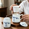 手绘青花翠竹茶具套盒 商品缩略图1