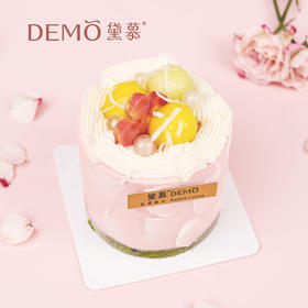 油画芭乐蜜瓜·蛋糕（3英寸）（Guava Melon Jasmine Matcha ）