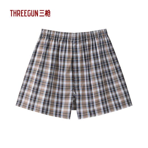 Threegun三枪 全棉色织男阿罗裤-T50090B03 商品图0