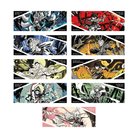 非人哉 出神·入画系列 镭射票 全9种 8包/盒 国谷