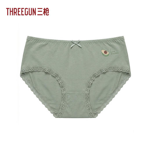 Threegun三枪 莫代尔印花女三角裤-40956B011 商品图2
