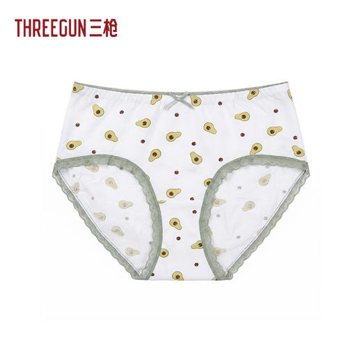 Threegun三枪 莫代尔印花女三角裤-40956B011 商品图0